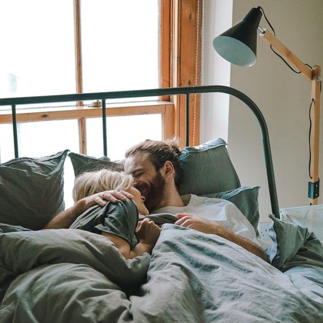 Couple in bed
